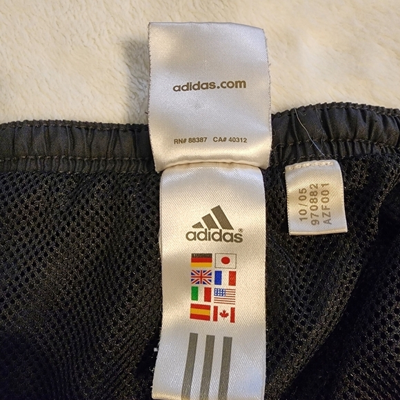 Adidas Track Joggers Vintage Y2k Black Blue Women's Pants‎ Size XL - Picture 15 of 16